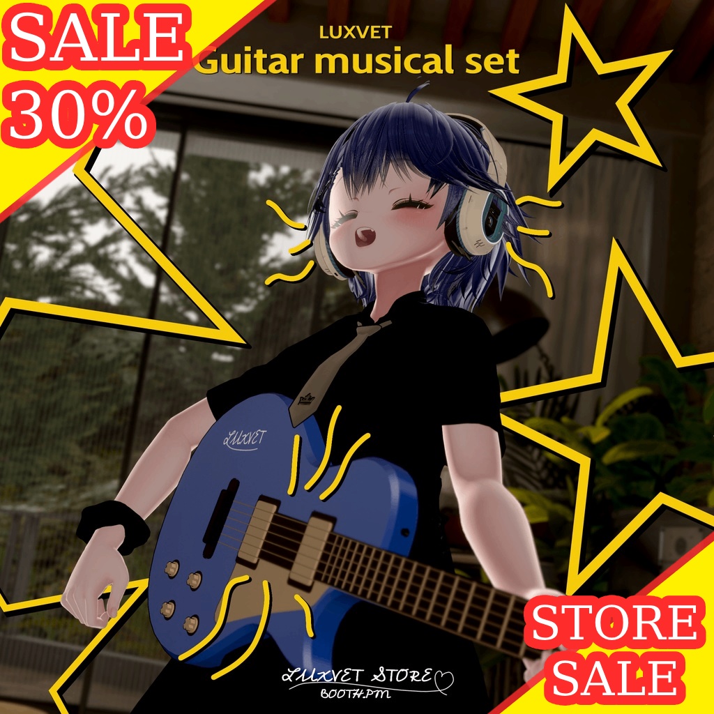 Luxvet Guitar Set【Luxvet ギターセット】【Liltoon対応 / MA対応 / プレイアブルシステム搭載 / カスタマイズ可能】