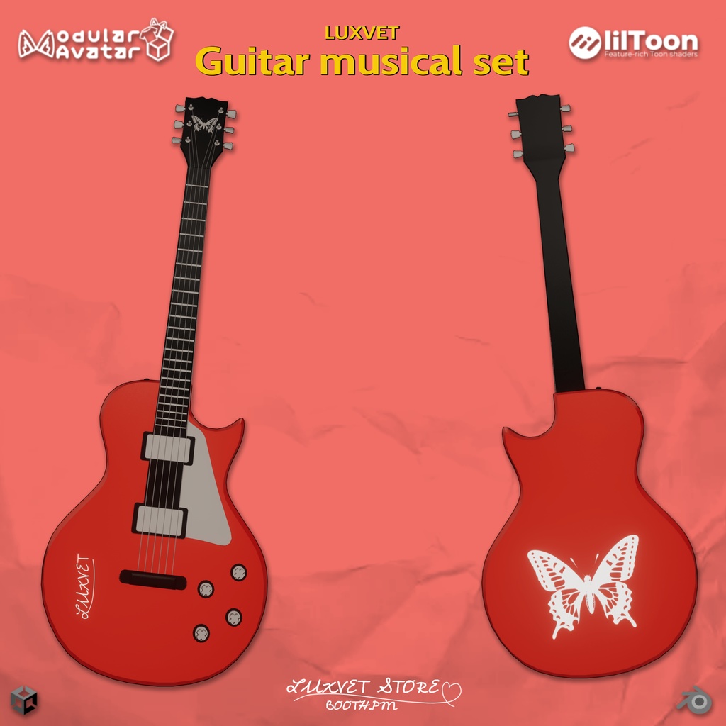 Luxvet Guitar Set【Luxvet ギターセット】【Liltoon対応 / MA対応 / プレイアブルシステム搭載 / カスタマイズ可能】