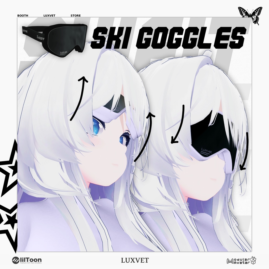 SKI FIT フルスキーアウトフィット | フルRGB対応 | 12アバター対応 | liltoon・Modular Avatar対応 | SKI FIT Full Ski Outfit | Full RGB Support | Supports 12 Avatars | Compatible with Liltoon and Modular Avatars