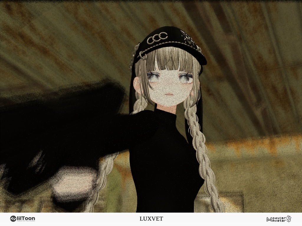 🐰 Bunny Cap(バニーキャップ)| テックウェア ベースボールキャップ | フルRGB対応 | PhysBones・シェイプキー搭載 | lilToon・Modular Avatar対応