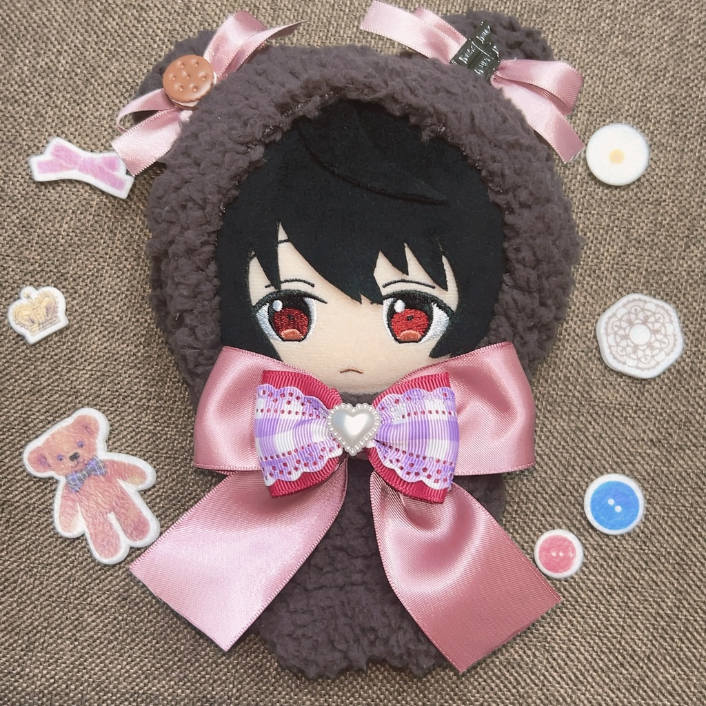 16cmぬい服 チョコレートベア🧸🍫着ぐるみ
