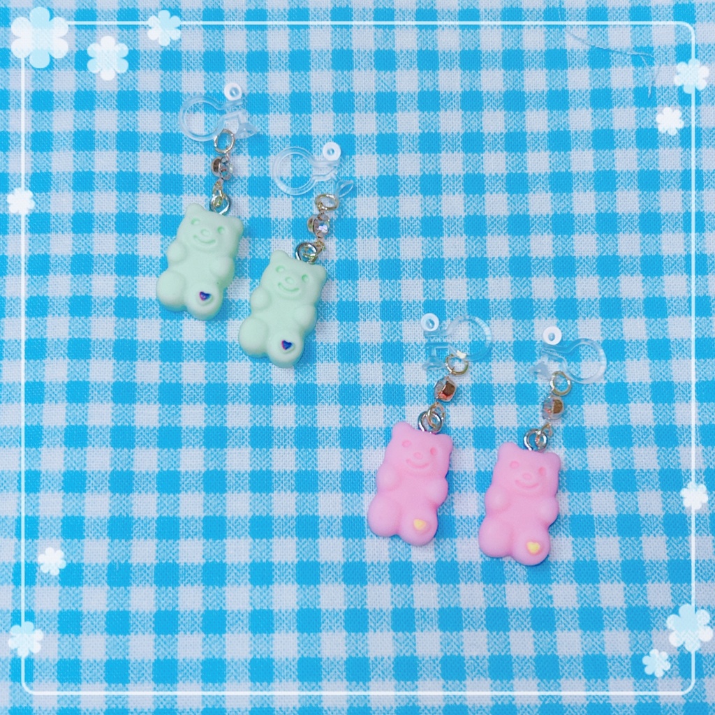パステルベアーイヤリング🧸