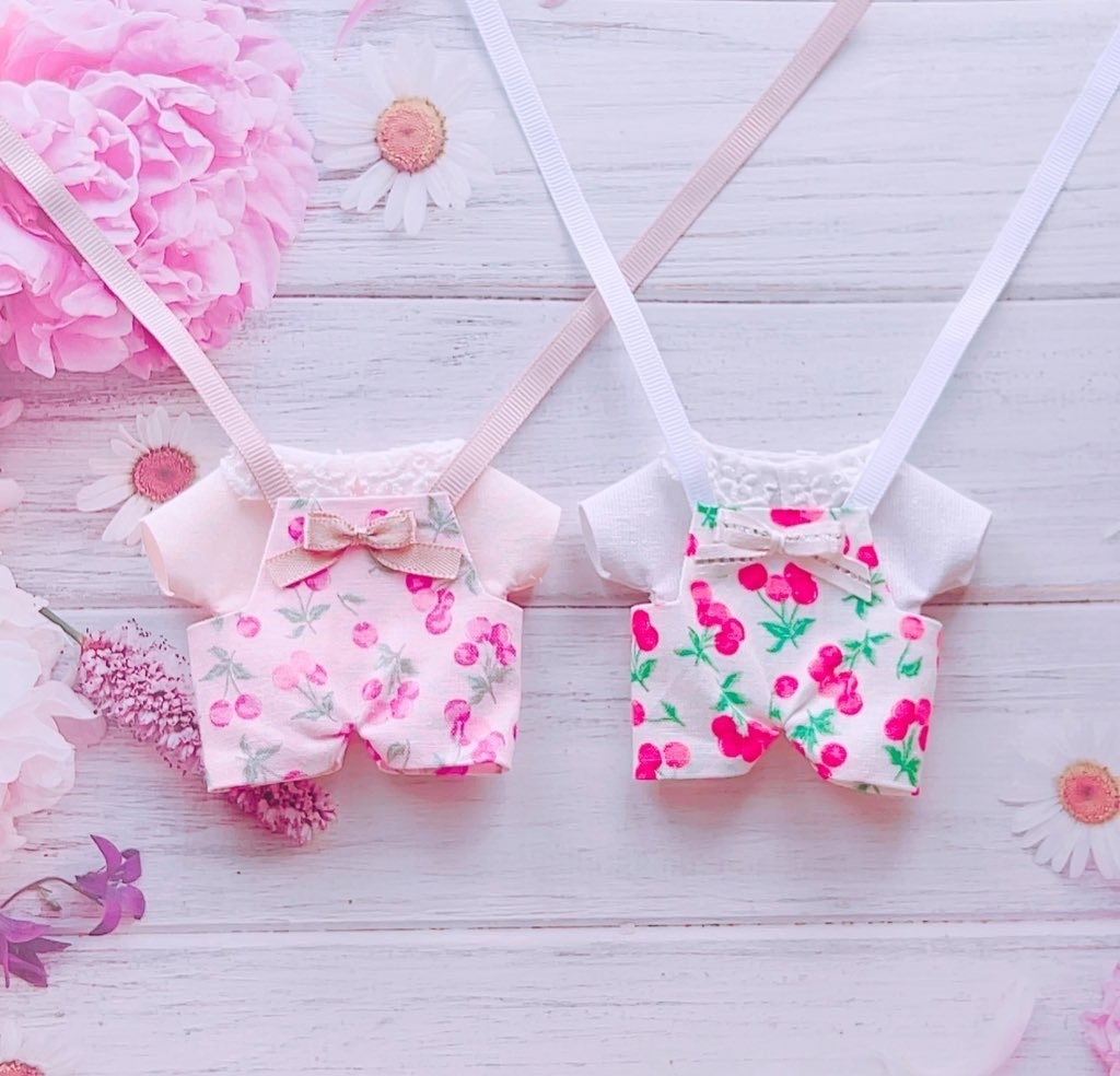 🍒チェリーサロペット🍒 16cmぬい服