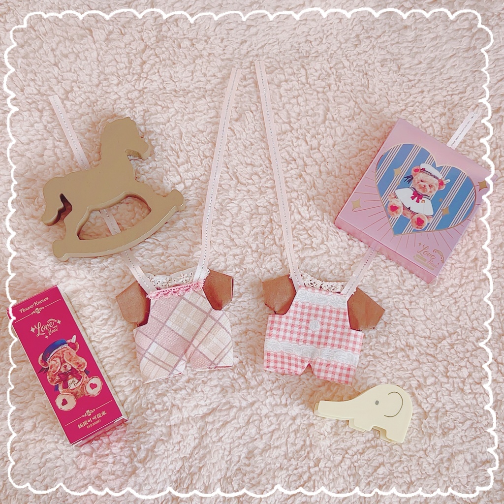 🤍いちごくりーむサロペット🤍