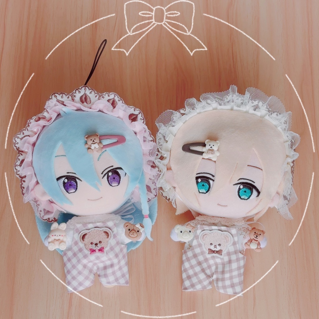 フレンドリーベアサロペットʕ•ᴥ•ʔ🤎16cmぬい服