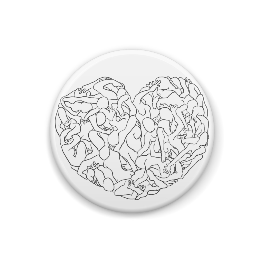 お気に入りの絵の缶バッヂ