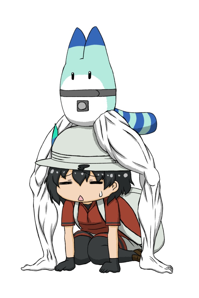 ver1.0おーうの手描きけもフレ2話パート3と4の素材集