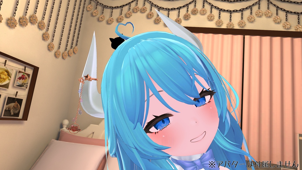 【VRC想定】ゆらゆら揺れるピアス&リングセット【PB対応】