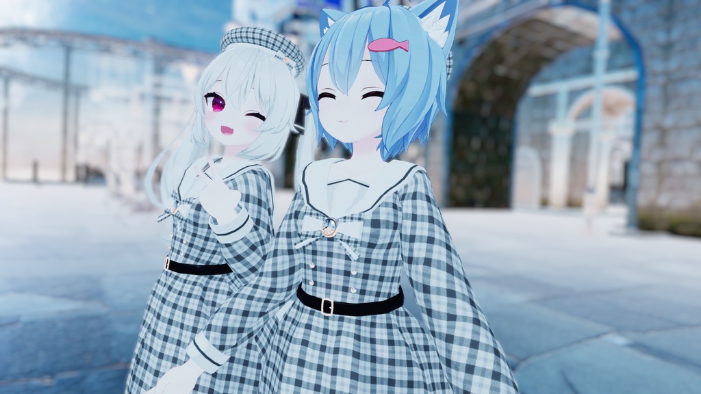 【14色セット】セーラーワンピ【複数アバター対応】