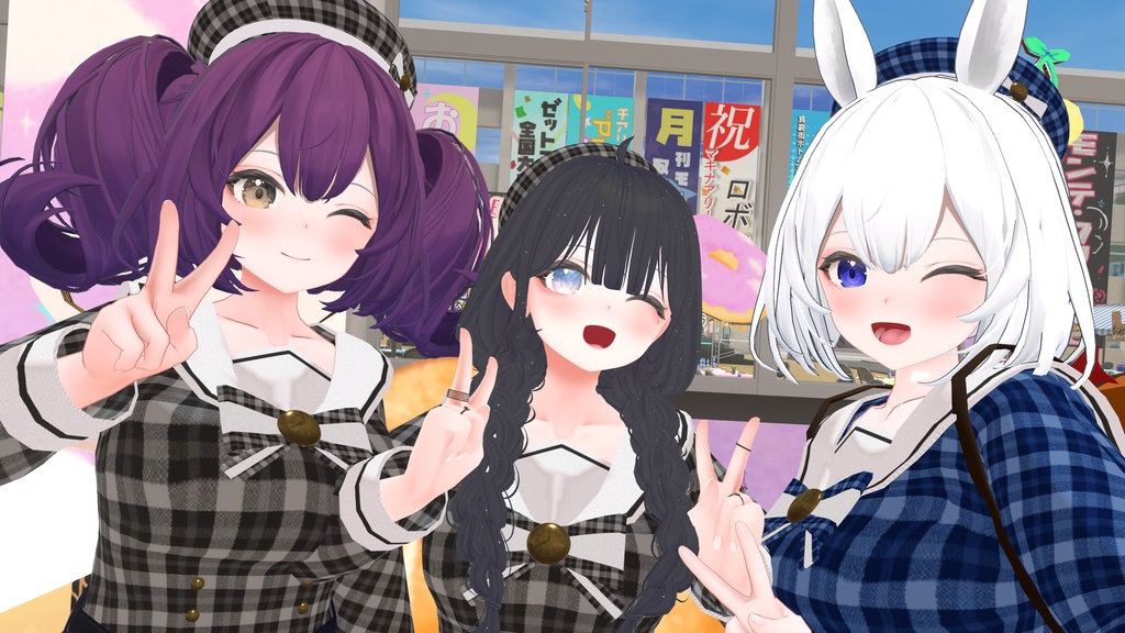 【14色セット】セーラーワンピ【複数アバター対応】