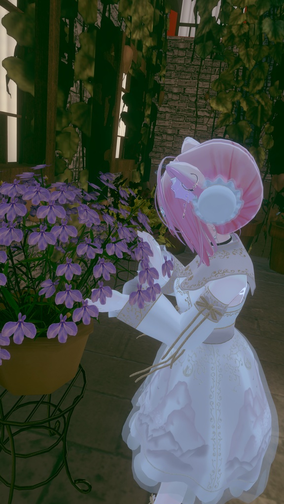 山水画の中華風ドレス【複数アバター対応】