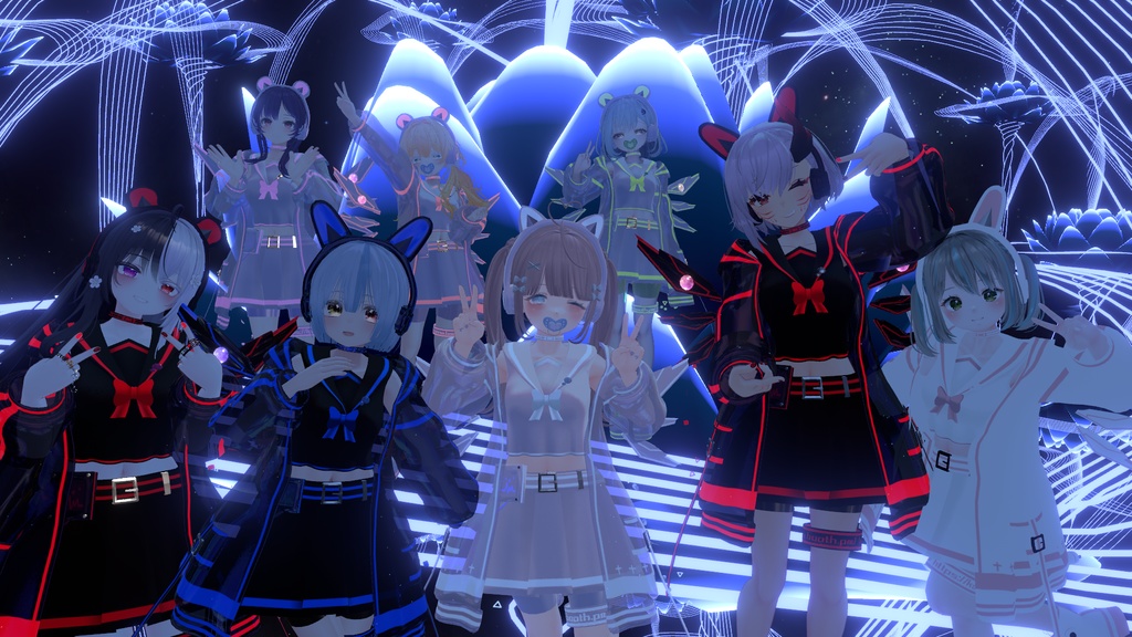 Cyber&Pastel Sailor【16アバター対応】