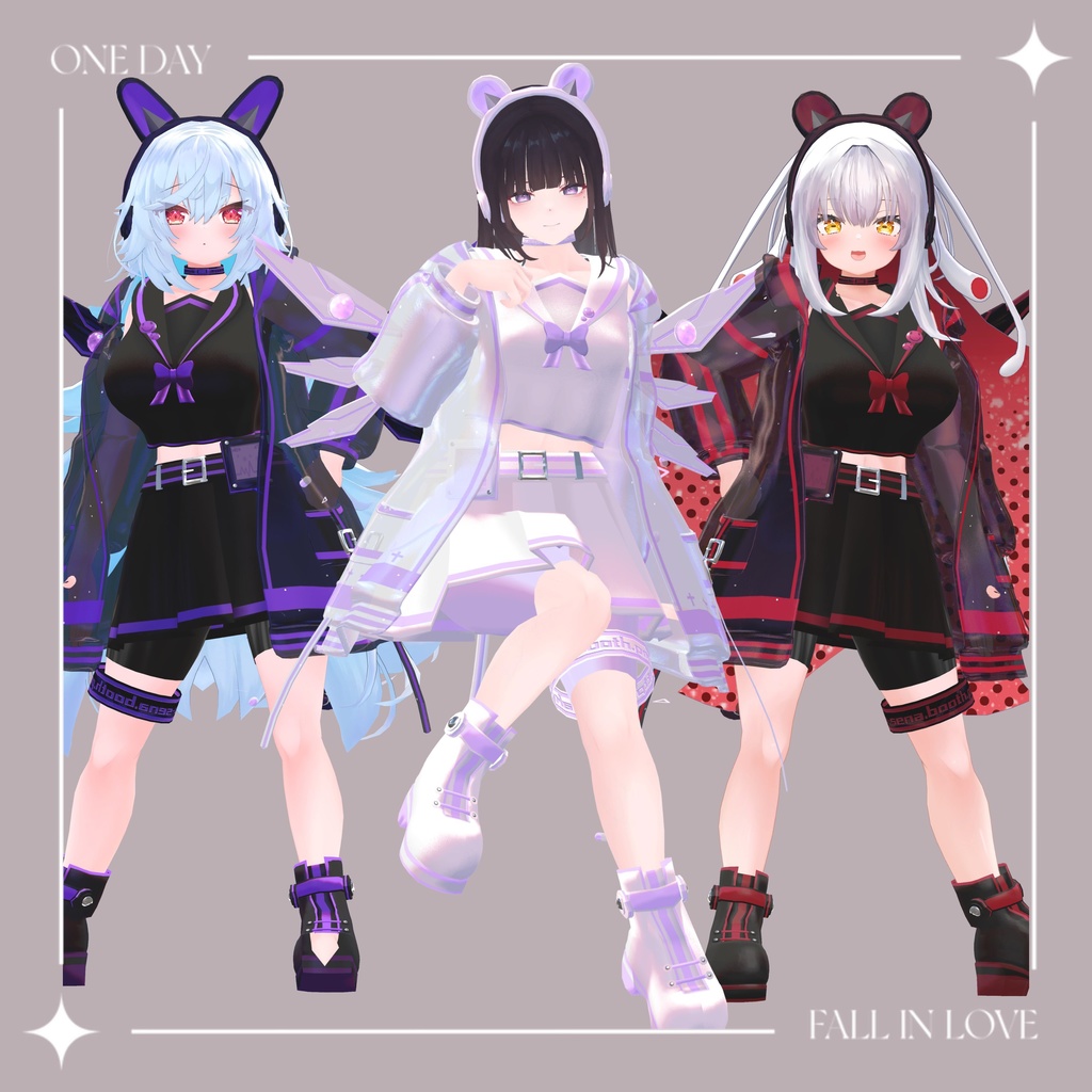 Cyber&Pastel Sailor【16アバター対応】