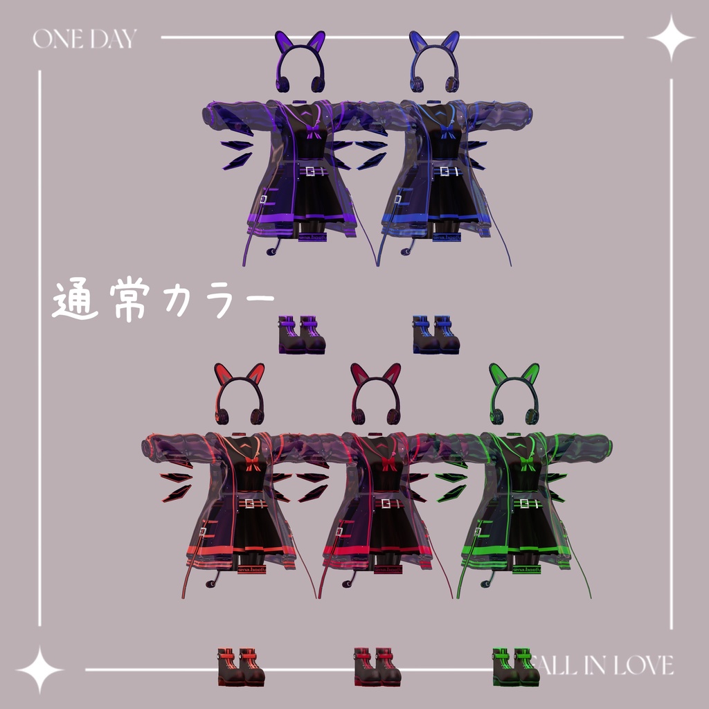 Cyber&Pastel Sailor【16アバター対応】