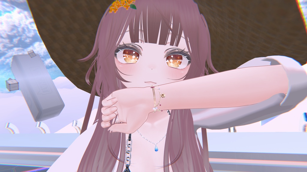 【PB対応】月と太陽のチャームアクセセット