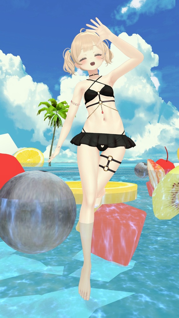 Chain Hart Swimsuit♡