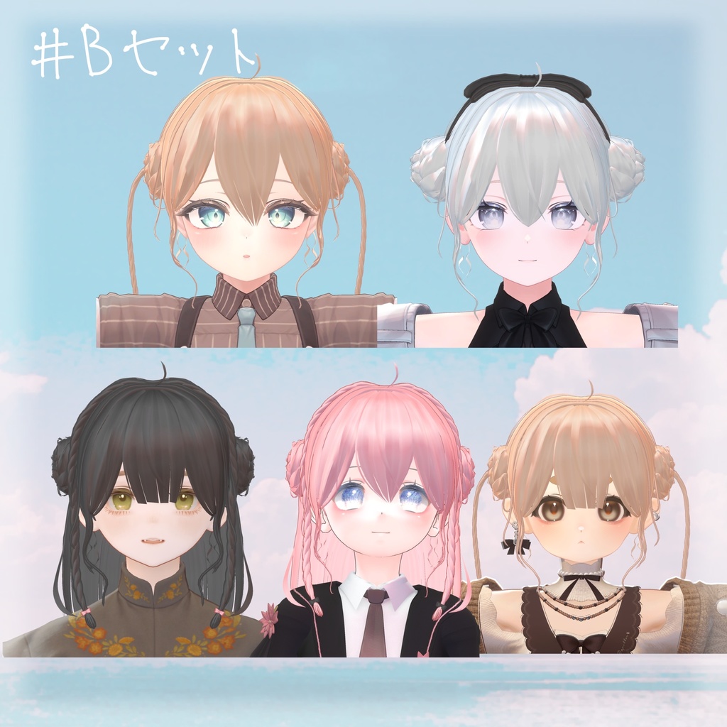 花より団子⭐新品アッカ⭐ヘアーゴム ヘアゴム デニムフラワーヘアゴム 全2色 送料無料 大人かわいい