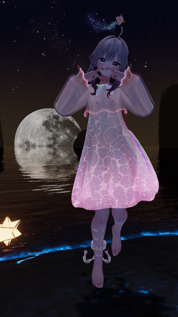 【海の仲間たちヘイロー付き❣】Jellyfish and their sea friends