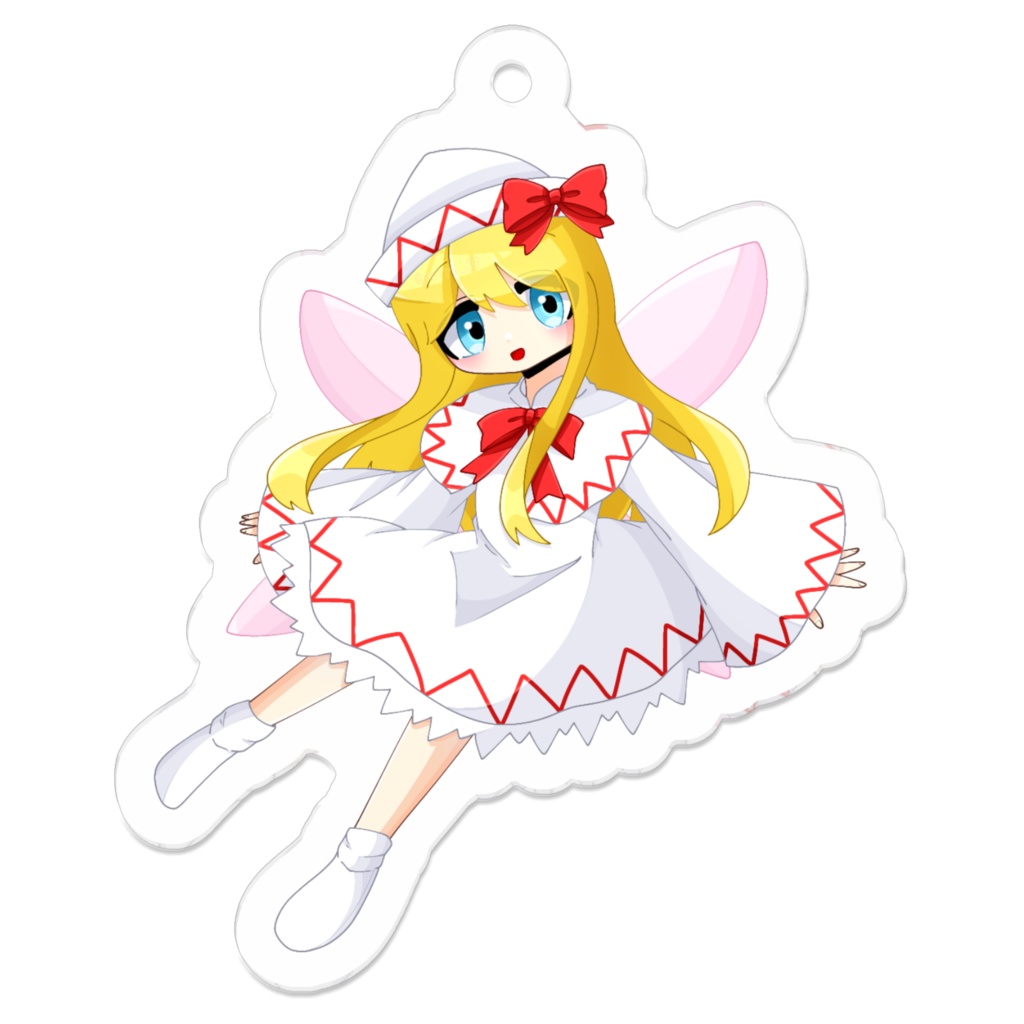 リリーホワイト アクリルキーホルダー