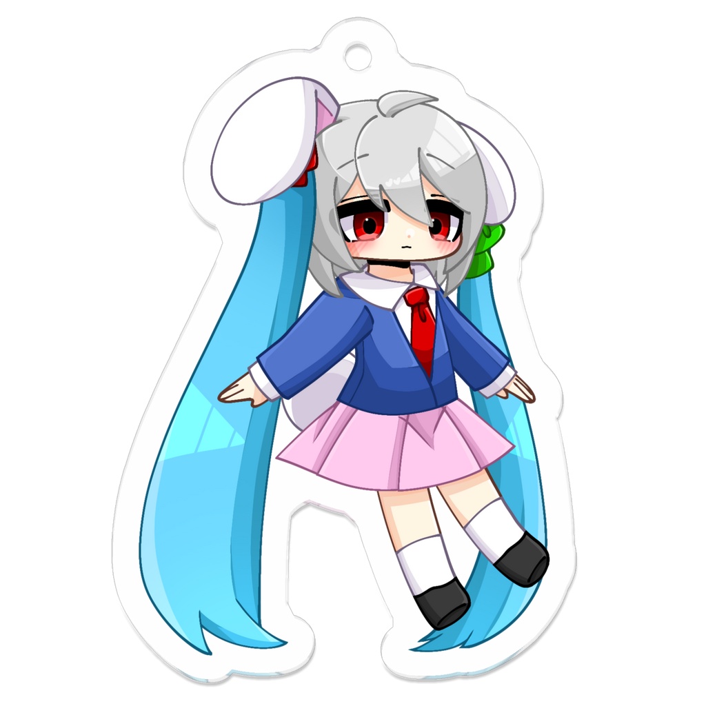 月兎れいり　アクリルキーホルダー