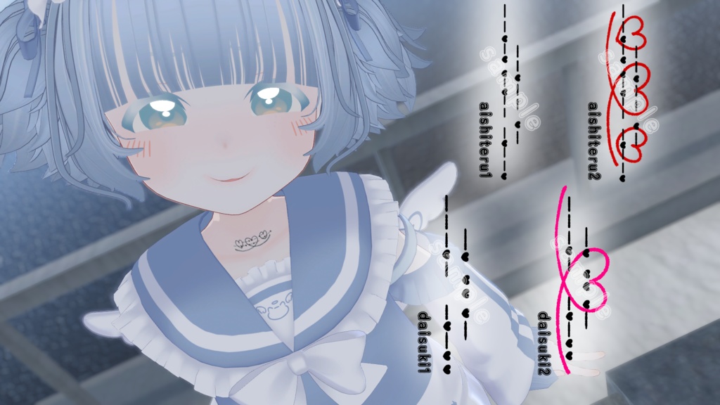 【VRChat】ひとことモールス信号/Tattoo