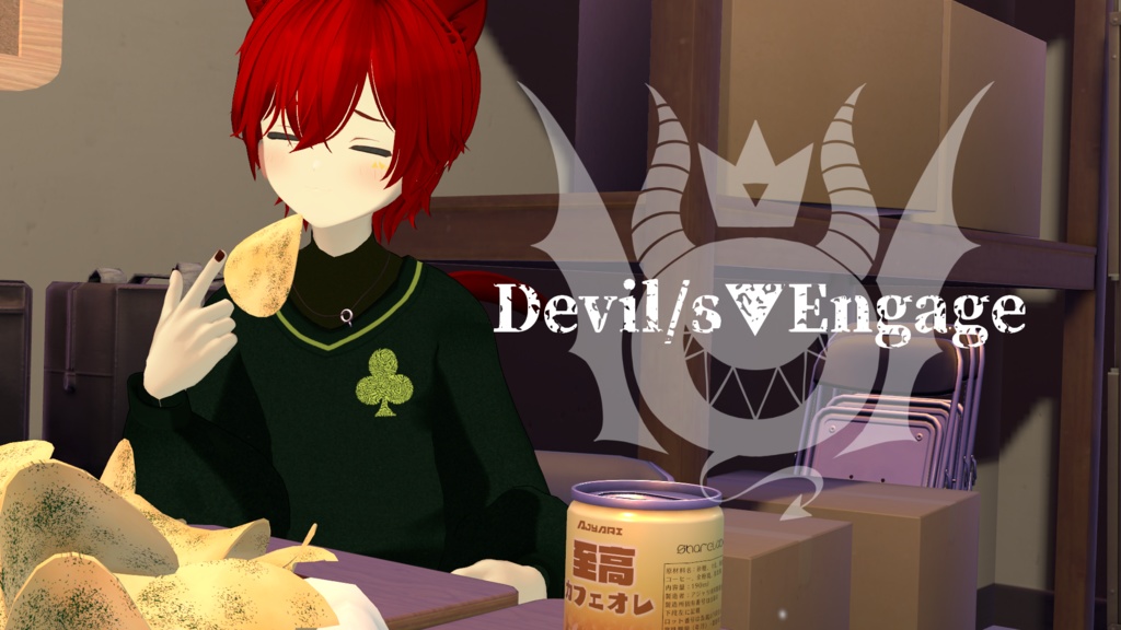 【VRChat】Card on Ceiling/Tattoo