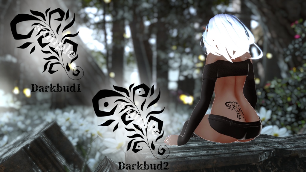 【VRChat】Dark Leaf/Tattoo