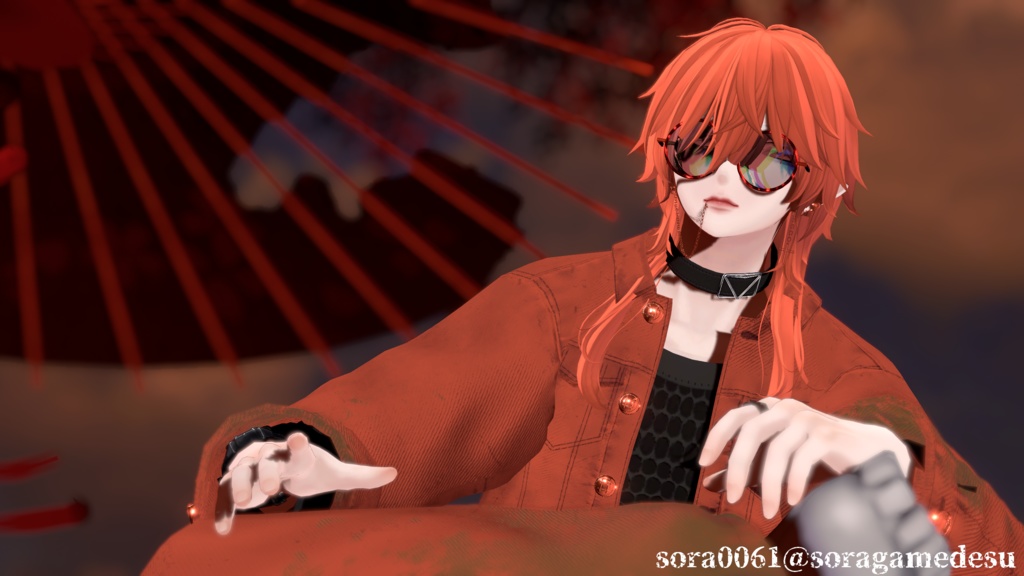 【VRChat】AbyssDevilGlass/オリジナル3Dアクセサリー