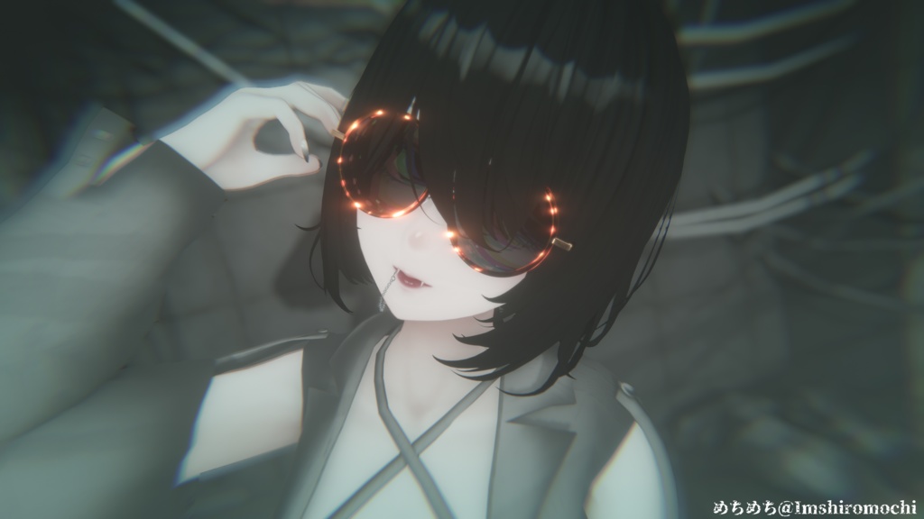 【VRChat】AbyssDevilGlass/オリジナル3Dアクセサリー