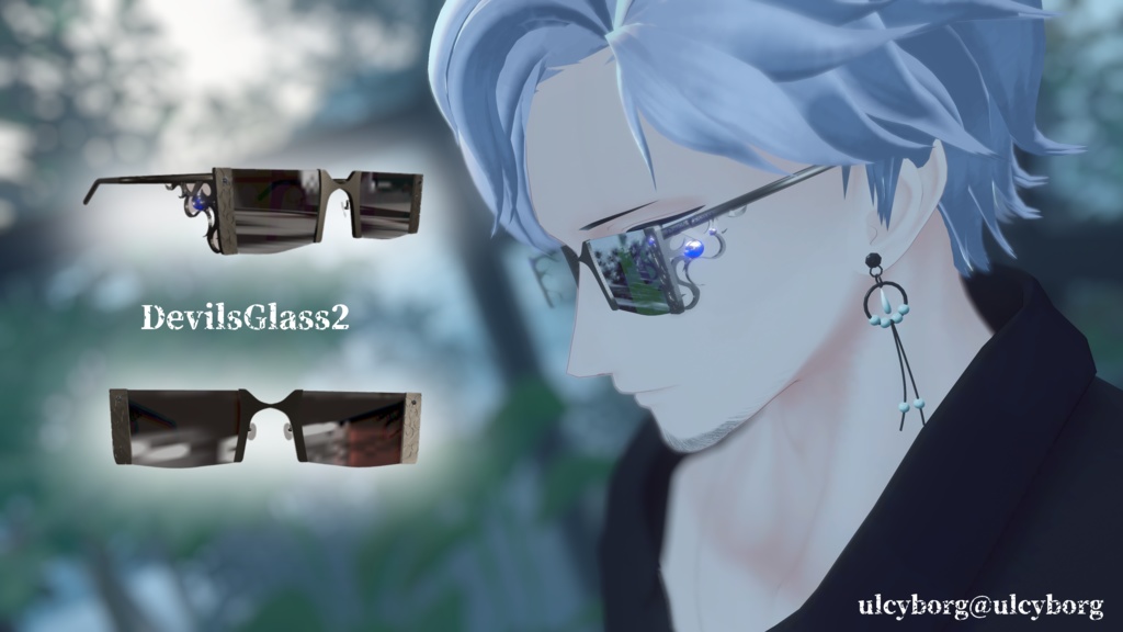 【VRChat】AbyssDevilGlass/オリジナル3Dアクセサリー