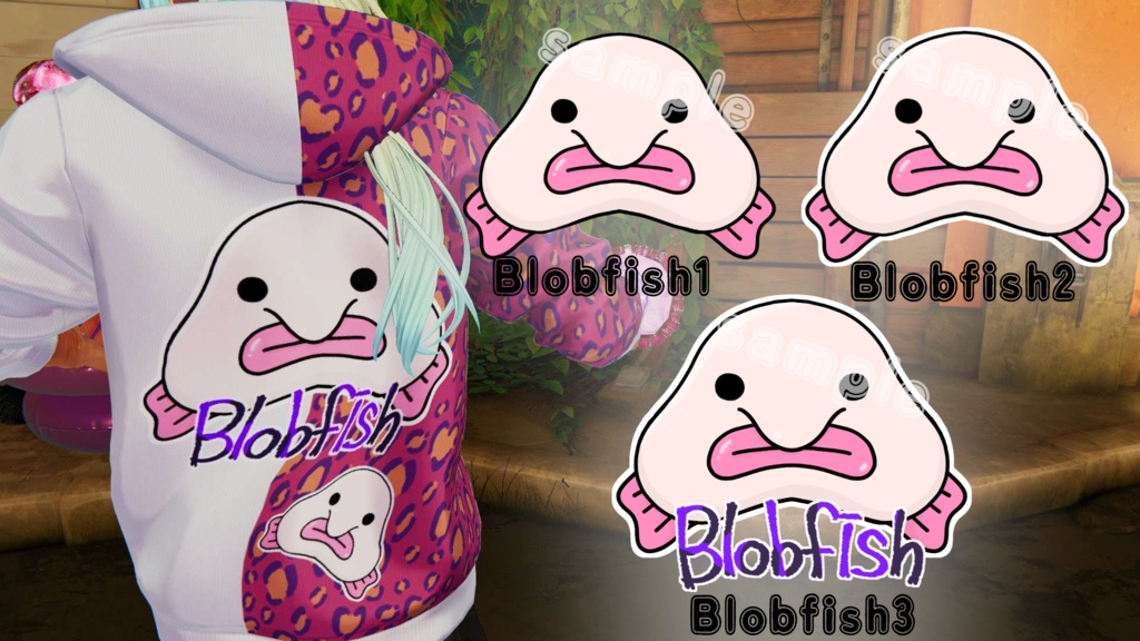 【VRChat】なんでそこをチョイスした⁉海の生き物ステッカー/sticker