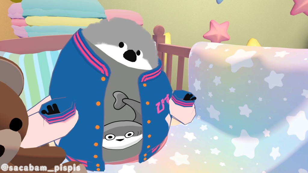 【VRChat】なんでそこをチョイスした⁉海の生き物ステッカー/sticker