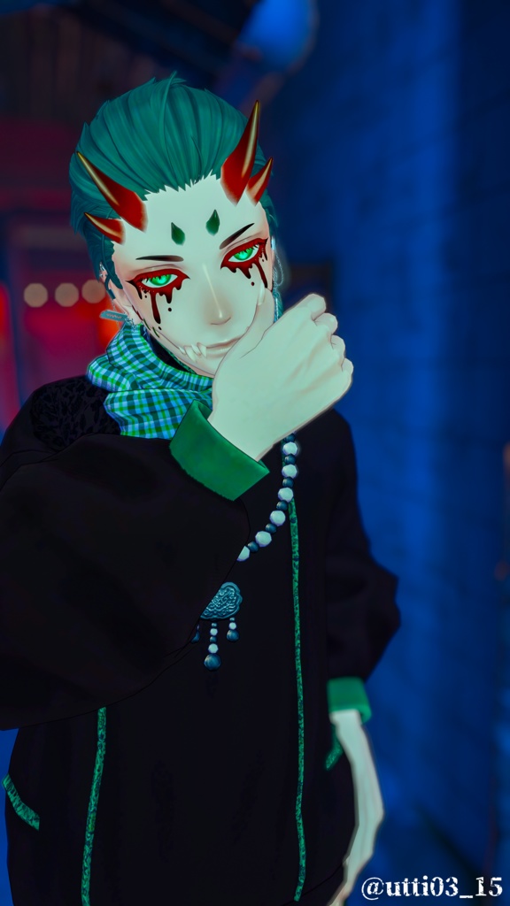 【VRChat】EmotionsClown Angry&Sad/珍飯亭アバター専用フェイスペイント