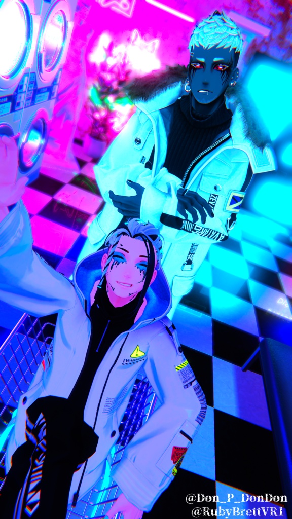 【VRChat】EmotionsClown Angry&Sad/珍飯亭アバター専用フェイスペイント