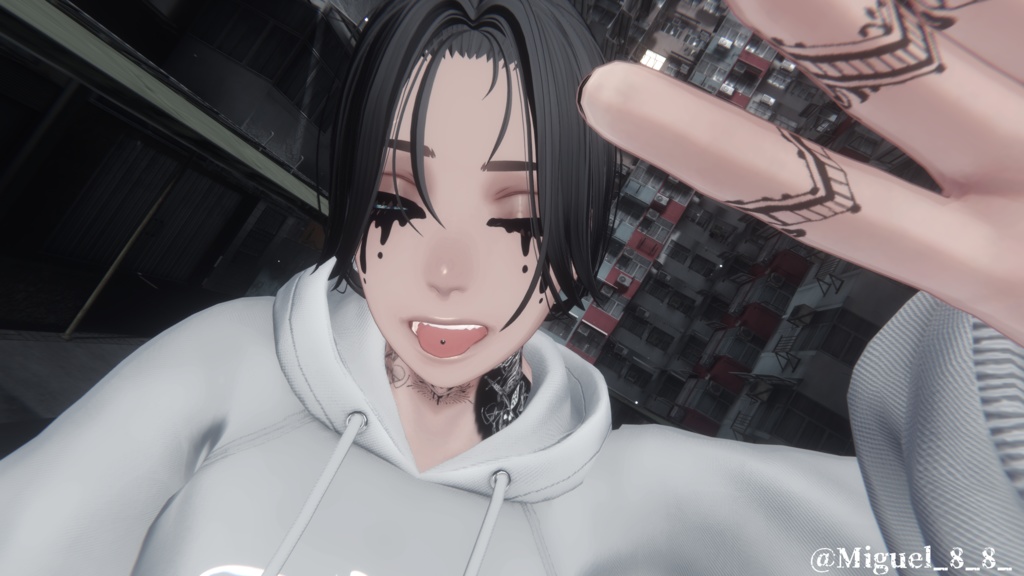 【VRChat】EmotionsClown Angry&Sad/珍飯亭アバター専用フェイスペイント