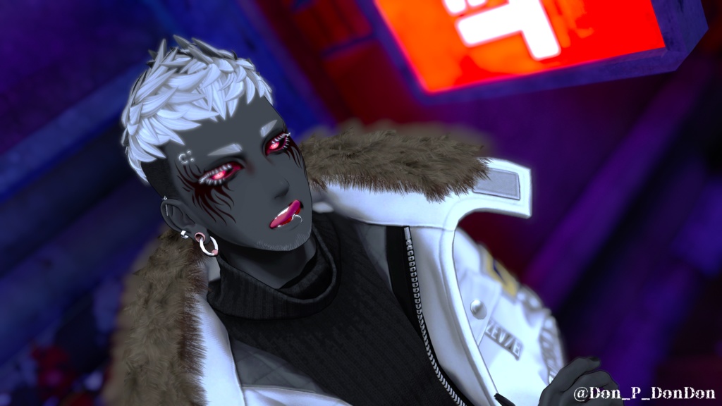 【VRChat】EmotionsClown Angry&Sad/珍飯亭アバター専用フェイスペイント