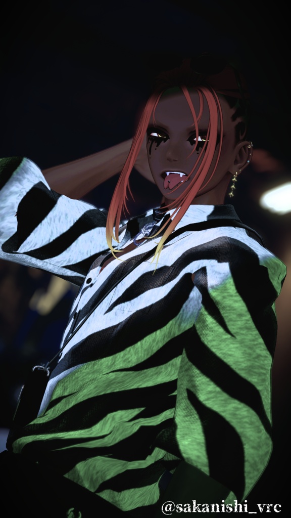 【VRChat】EmotionsClown Angry&Sad/珍飯亭アバター専用フェイスペイント