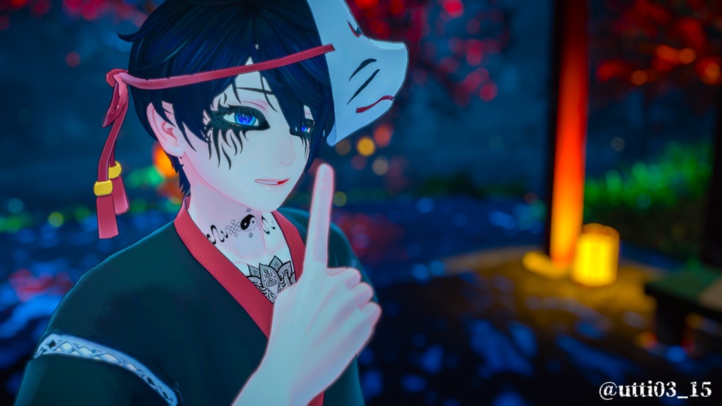 【VRChat】EmotionsClown Angry&Sad/珍飯亭アバター専用フェイスペイント