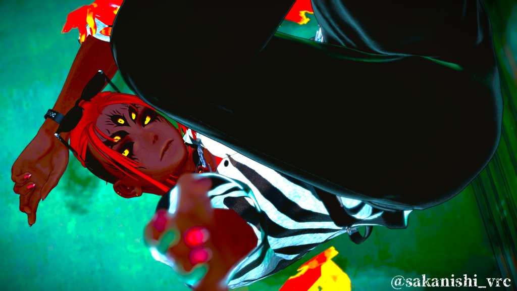 【VRChat】EmotionsClown Angry&Sad/珍飯亭アバター専用フェイスペイント