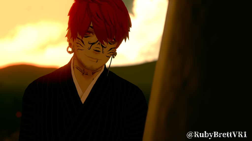 【VRChat】妖祭り/珍飯亭アバター専用フェイスペイント