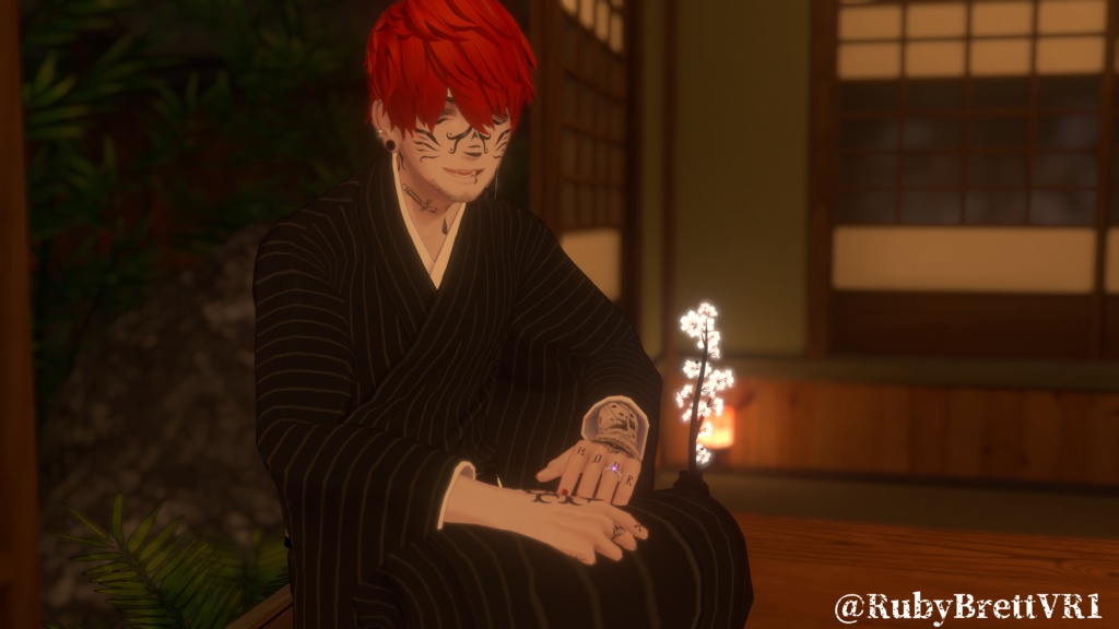 【VRChat】妖祭り/珍飯亭アバター専用フェイスペイント