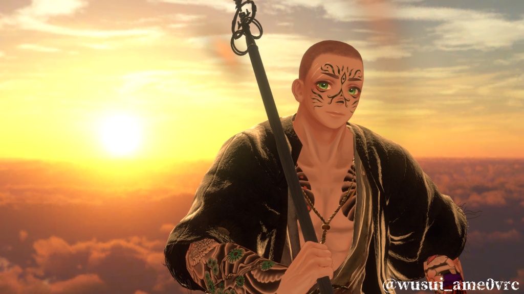 【VRChat】妖祭り/珍飯亭アバター専用フェイスペイント