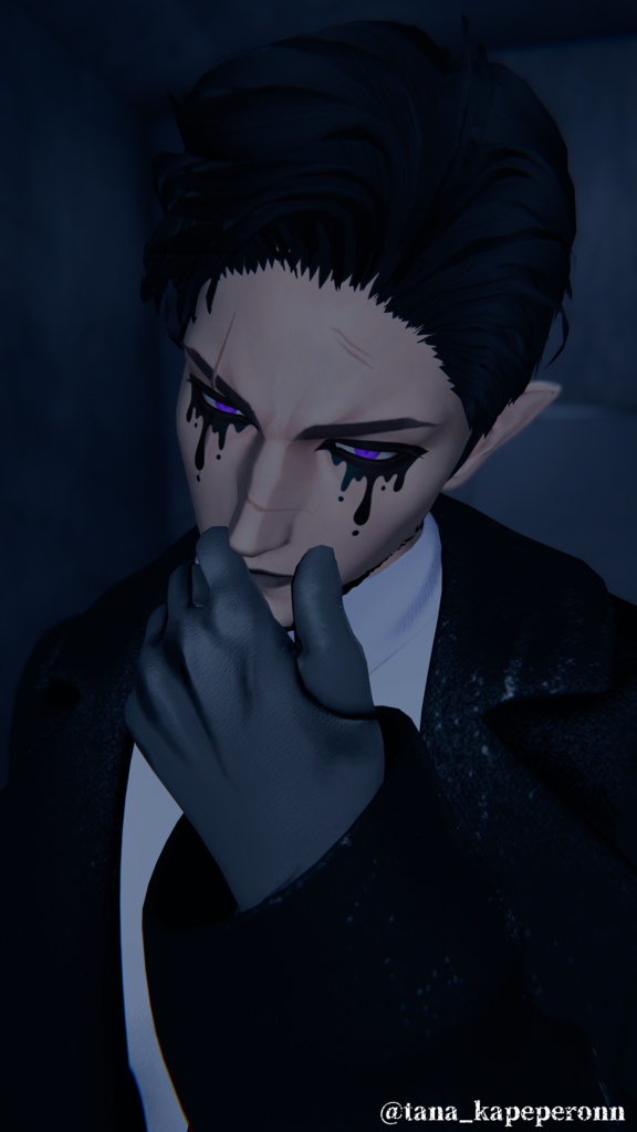 【VRChat】EmotionsClown Angry&Sad/ドラゴニュート・ヴラウ専用フェイスペイント