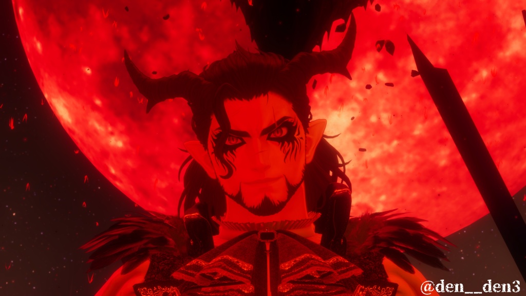 【VRChat】EmotionsClown Angry&Sad/ドラゴニュート・ヴラウ専用フェイスペイント