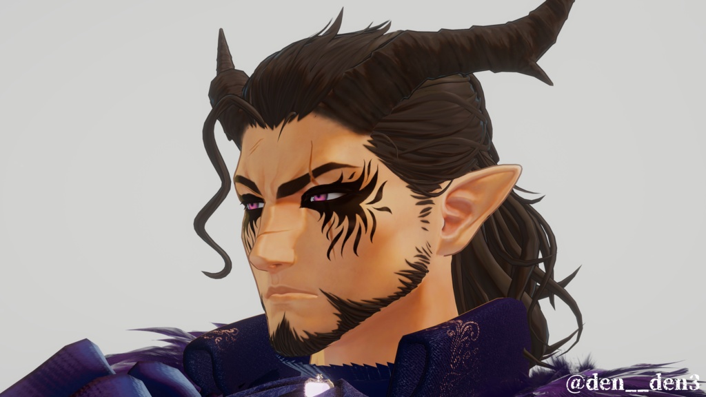 【VRChat】EmotionsClown Angry&Sad/ドラゴニュート・ヴラウ専用フェイスペイント