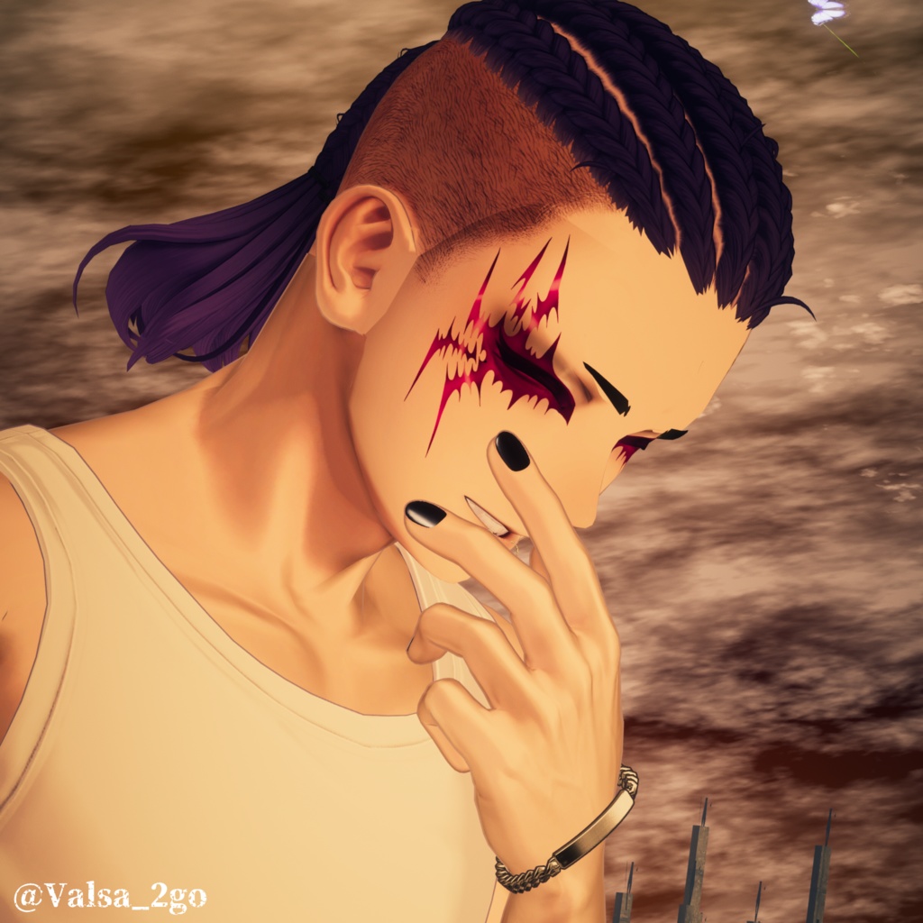 ✨販売記念セール1/17まで✨【VRChat】EmotionsClown Excitement&Joy/珍飯亭アバター専用フェイスペイント