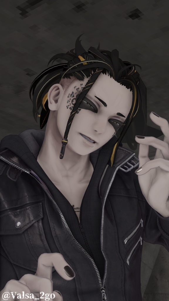 ✨販売記念セール1/17まで✨【VRChat】EmotionsClown Excitement&Joy/珍飯亭アバター専用フェイスペイント