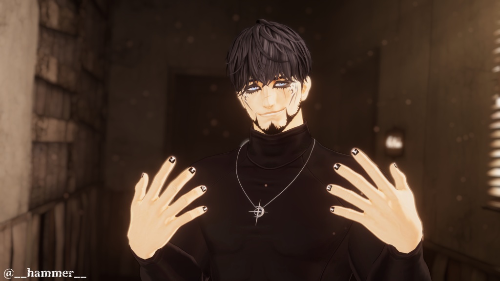 【VRChat】EmotionsClown Excitement&Joy/ドラゴニュート・ヴラウ専用フェイスペイント