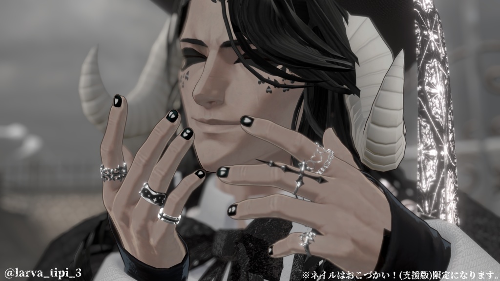 【VRChat】EmotionsClown Excitement&Joy/ドラゴニュート・ヴラウ専用フェイスペイント