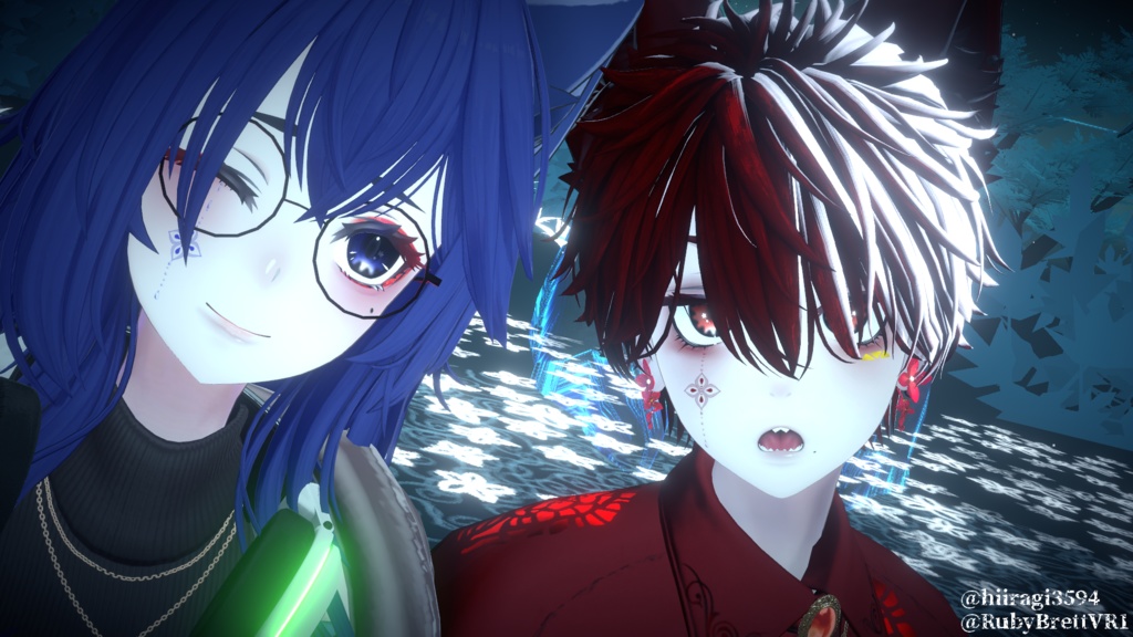 【VRChat】泣き虫の夜の子守唄/泣夜&ラシューシャ専用アイテクスチャ